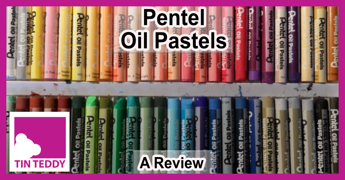 Pentel Oil Pastels Review of the Excellent, Affordable Craft Medium Tin Teddy